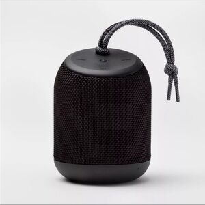 heyday Black Portable Bluetooth Speaker with Modern Design